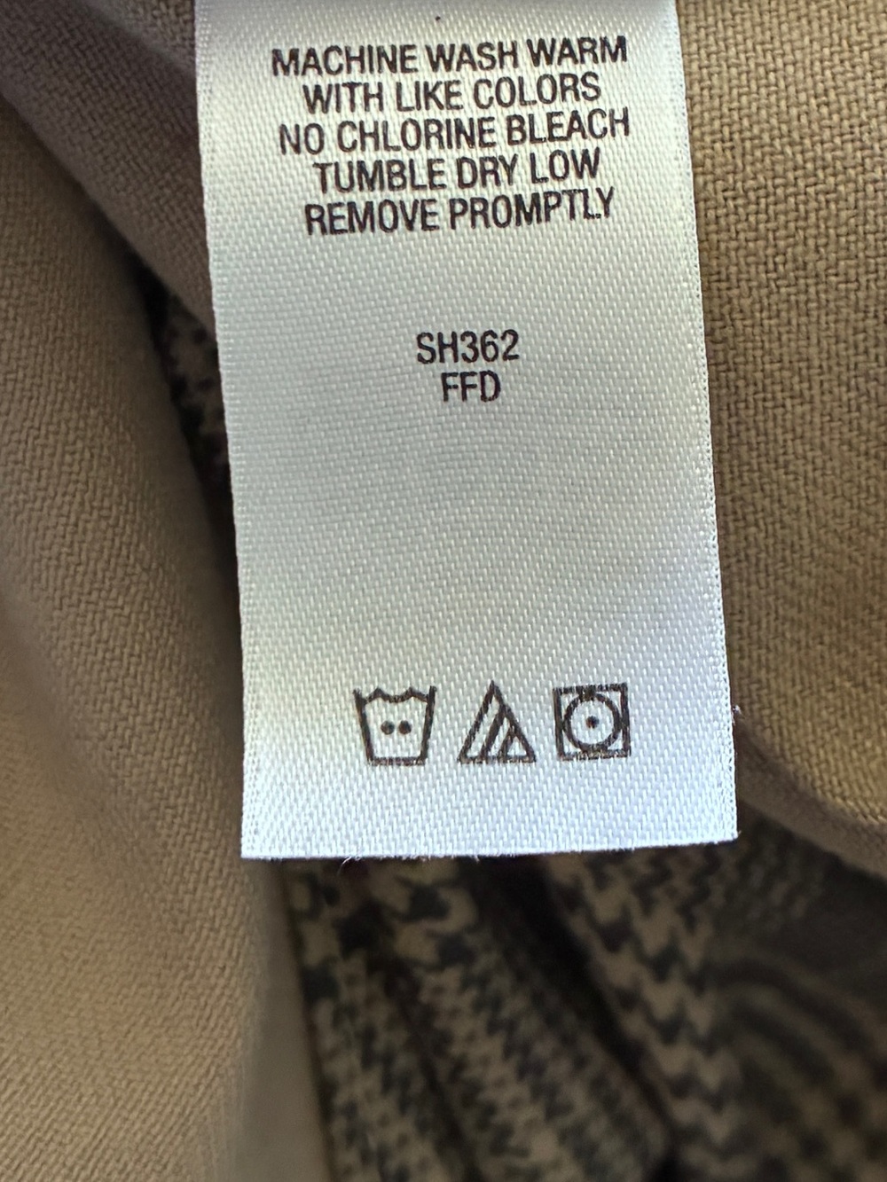 Vintage Cabela's Beige Tan Cabincore Workwear Plaid Chore Shirt Sz LT - Picture 8 of 12